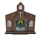 Capela Igreja Nossa Senhora Aparecida com Janela MDF Capela Igreja Nossa Senhora Aparecida com Janela MDF