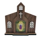 Capela Igreja Nossa Senhora Das Lágrimas com Janela MDF