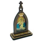 Capela Mãe Rainha Com Coroa e Oração 10 cm