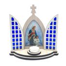 Capela Oratório Vitral Maria Passa na Frente Com Porta Vela