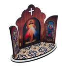 Capela Portuguesa Jesus Misericordioso Madeira MDF Capela Portuguesa Jesus Misericordioso Madeira MDF
