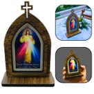 Capelinha Jesus Misericordioso com Oração 15 cm