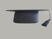 Capelo de Formatura Preto Chapéu de Formatura