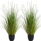 Capim-de-juncos Artificial KOL 91 cm Pacote com 2