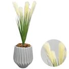 Capim Dos Pampas Artificial Pluma Grande Vaso Planta Arranjo