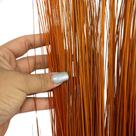 Capim Seda Prata Cor Laranja Decoração Natural Desidratado Capim Seda Prata Cor Laranja Decoração Natural Desidratado