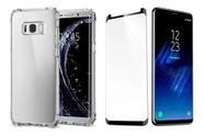 Capinha Antichoque + Película Vidro 5d Para Samsung S8 G950