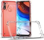 Capinha Capa Anti Shock Moto E7 Power + Pelicula Vidro 3d