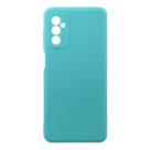 Capinha Capa Azul Turquesa Fosca Lisa Premium Celular compatível Galaxy M52 5G M526 - Cell In Power25