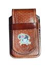 Capinha capa de celular estampada couro legitimo estilo country