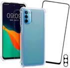 Capinha Case Anti Shock + Pelicula 3D + Pelicula Camera Moto G41