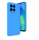 Capinha Case Silicone Aveludada Azul Claro Para Moto Edge 60 Fusion