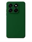 Capinha Case Silicone Aveludado Verde Escuro Moto Edge 60 Pro