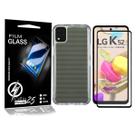 Capinha Celular Transparente LG K52 K420BMW 6.6 + 2 Pel Vidro 3d - Cell In Power25