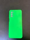 Capinha compatível com motoG52 siliconada verde neon