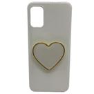 Capinha De Celular P/ Samsung Galaxy A03s SM-A037M Com Suporte Coração