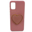 Capinha De Celular P/ Samsung Galaxy A03s SM-A037M Com Suporte Coração Capinha De Celular P/ Samsung Galaxy A03s SM-A037M Com Suporte Coração