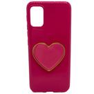 Capinha De Celular P/ Samsung Galaxy A22 4G SM-A225F Com Suporte Coração