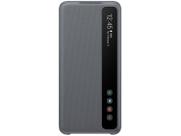Capinha de Celular para S20 Samsung - Protetora Clear View Cinza Original