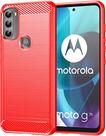 Capinha de silicone moto g71 - preto (1) vermelho (1)