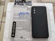 Capinha de Silicone para Samsung Galaxy A04s/A13 5G - Preto