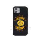 Capinha iphone 7/8/SE preta sol e lua Capinha iphone 7/8/SE preta sol e lua