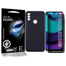 Capinha Preta + Película Privacidade Para Moto E20 XT2155 6.5 - Cell In Power25