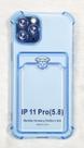 Capinha Proteção de Camera e Porta Cartão Compativel com iPhone 11 Pro 5.8 Translucida