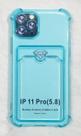 Capinha Proteção de Camera e Porta Cartão Compativel com iPhone 11 Pro 5.8 Translucida