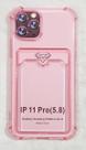 Capinha Proteção de Camera e Porta Cartão Compativel com iPhone 11 Pro 5.8 Translucida