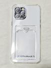 Capinha Proteção de Camera e Porta Cartão Compativel com iPhone 12 Pro Max 6.7 Translucida