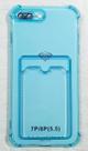 Capinha Proteção de Camera e Porta Cartão Compativel com iPhone 7 Plus/8 Plus 5.5 Translucida