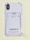 Capinha Proteção de Camera e Porta Cartão Compativel com iPhone X / XS 5.8 Translucida