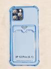 Capinha Proteção de Camera e Porta Cartão Compativel iPhone 12 Pro 6.1 Translucida