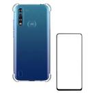 Capinha Reforçada Motorola Moto G8 Power Lite Tela de 6.5" + Película 3D Vidro