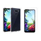 Capinha Silicone Antichoque e Película Vidro LG K40S