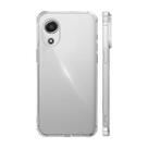 Capinha Silicone Antichoque Transparente Compatível com Samsung A03 CORE