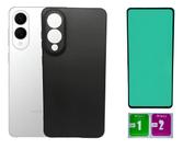 Capinha Silicone Aveludada + Película Cerâmica 9D para Samsung Galaxy S25 EDGE 5G