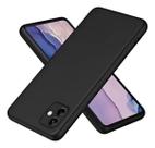 Capinha Silicone Aveludada Preta para Samsung Galaxy A04E