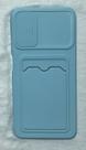 Capinha Silicone Compativel Xiaomi Poco M3 6.53 Porta Cartão Aveludada