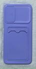 Capinha Silicone Compativel Xiaomi Redmi 9T 6.53 Porta Cartão Aveludada