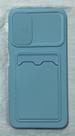Capinha Silicone Compativel Xiaomi Redmi 9T 6.53 Porta Cartão Aveludada