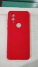 Capinha silicone moto one vision vermelho (1) verde (1)