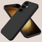 Capinha Silicone Preta Anti Impacto Compatível com Samsung Galaxy S24 Fosca Soft Touch