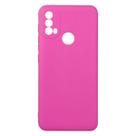 Capinha Veludo Rosa Pink Moto E40 6.5 XT2159 + Pel Vidro 3d Full - Cell In Power25