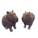 Capivara amizade - capybara animal escultura decoração artesanato mdf peças 3d andretogomdf