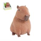 Capivara Anti Stress Estica Flexível Divertida Marrom
