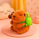 Capivara de pelucia fofa chaveiro e brinquedo para crianças bebês e pets