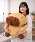 Capivara Filó Pelúcia Gigante 55 cm Antialérgica Bichinho De Pelúcia Brinquedo Infantil E Adulto