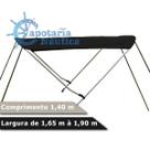 Capota Toldo Nautico 2 Arcos Para Lanchas, Barcos de Aluminio e Botes